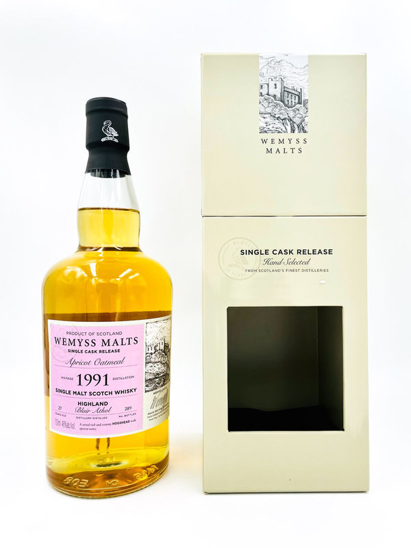 Blair Athol 1991/2019 Wemyss Malts (Wy) - Bourbon Hogshead - Apricot Oatmeal
