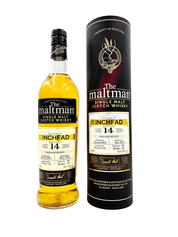 Inchfad 2005/2019 - 14 Jahre - Bourbon Cask - The Maltman