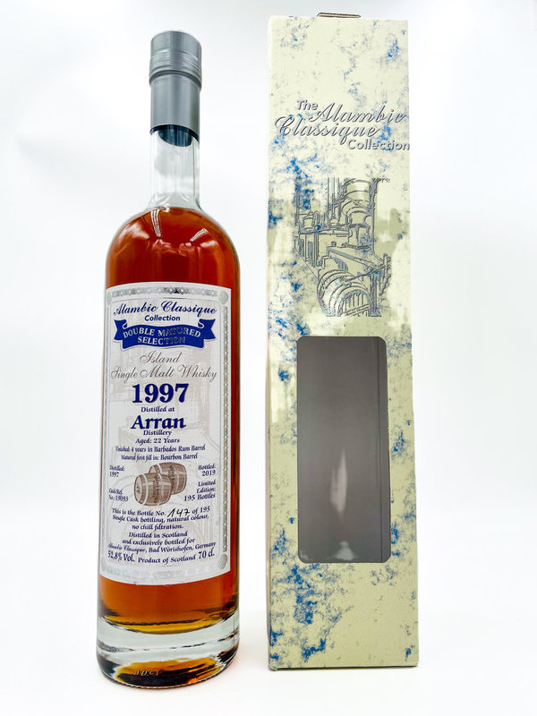 Arran 1997/2019 22 Jahre - Barbados Rum Barrel - Alambic Classique (AC)
