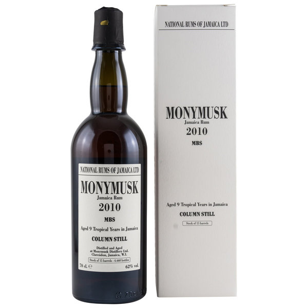 Monymusk 2010/2019 MBS - National Rums of Jamaica