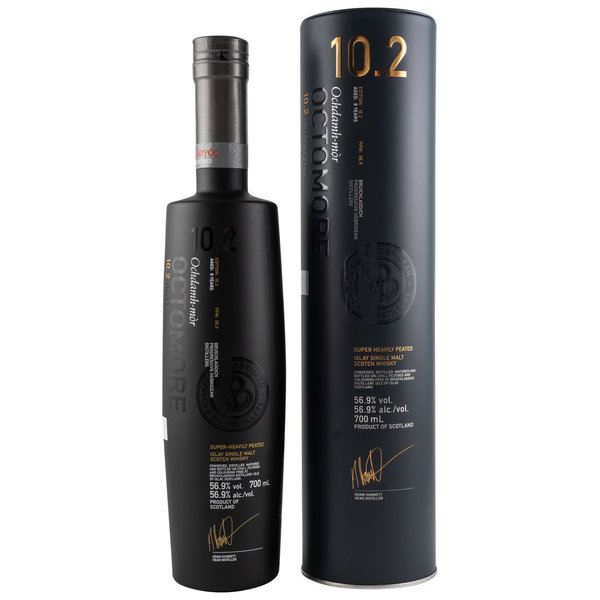 Octomore 10.2  - 8 Jahre - 1st Fill American Whisky / 3rd fill Sauternes
