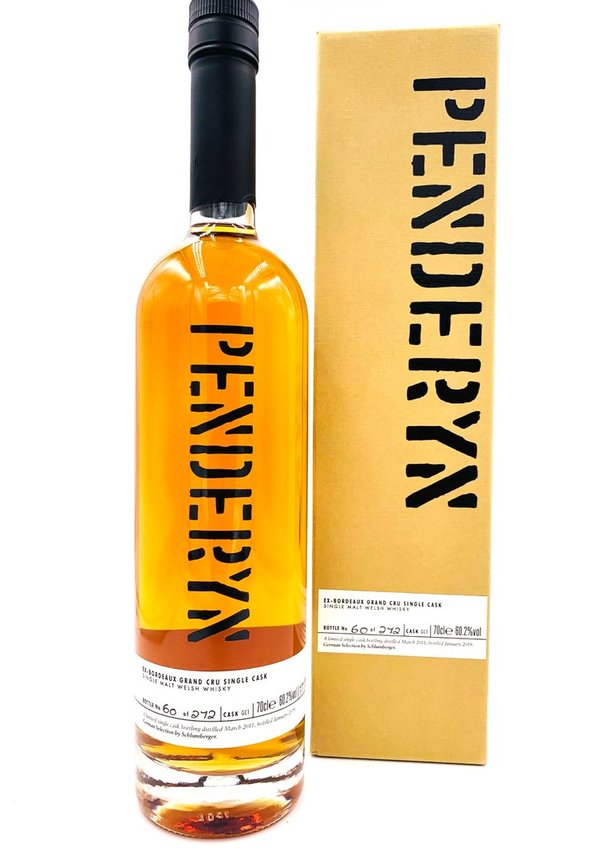 Penderyn 2011/2019 - Ex-Bordeaux Grand Cru Cask GC1 - German Selection by Schlumberger