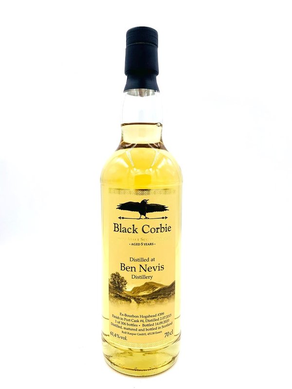 Ben Nevis 2015/2020 - Ex Bourbon Hogsead - Port Cask Finish - Black Corbie - Rolf Kaspar GmbH (RK)