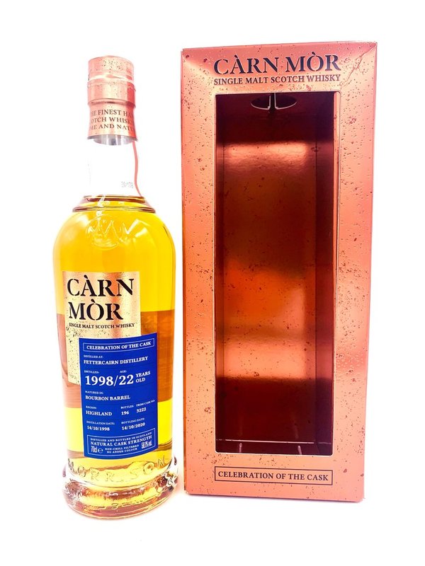 Fettercairn 1998/2020 - Bourbon Barrel - Càrn Mòr (CM) - Celebration of the Cask