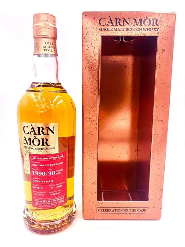 Glen Garioch 1990/2020 - Bourbon Barrel - Càrn Mòr (CM) - Celebration of the Cask