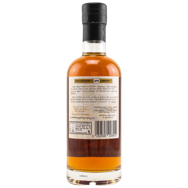 Millstone Rye Whisky 3 y.o. - Batch 4 (That Boutique-Y Rye Company)