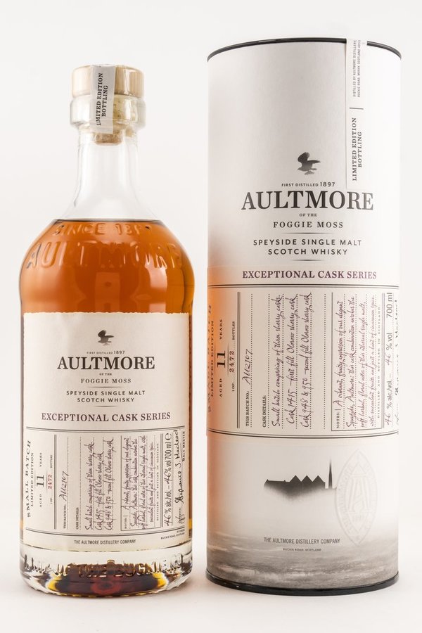 Aultmore - 11 Jahre - Exceptional Cask Series - 1st & 2nd Fill Oloroso Sherry Casks