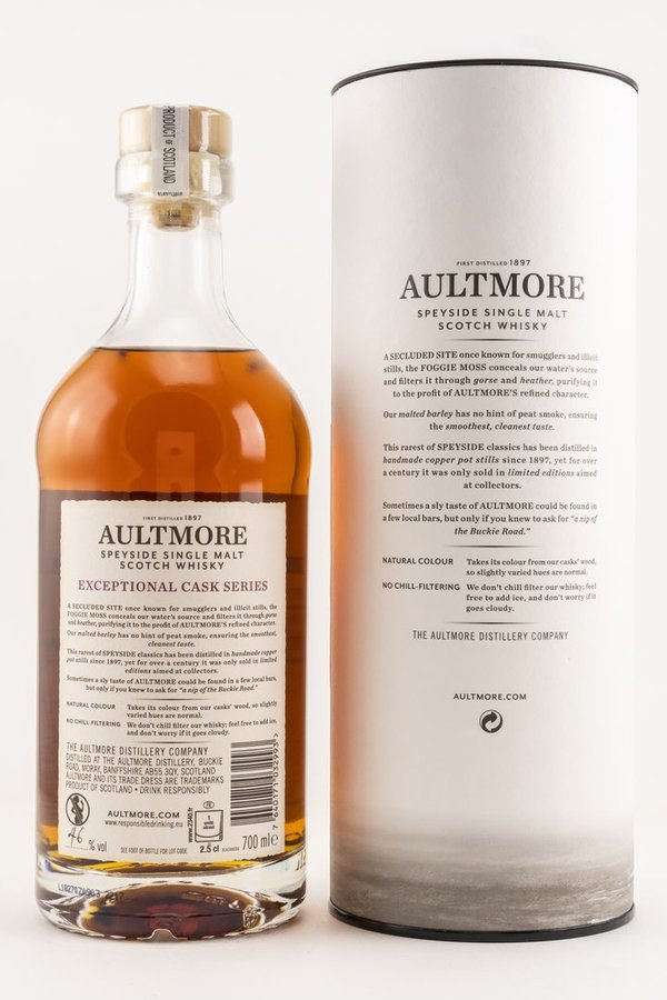 Aultmore - 11 Jahre - Exceptional Cask Series - 1st & 2nd Fill Oloroso Sherry Casks