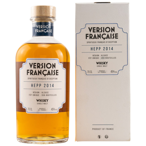 Hepp 2014/2019 Single Malt Whisky - Version Francaise