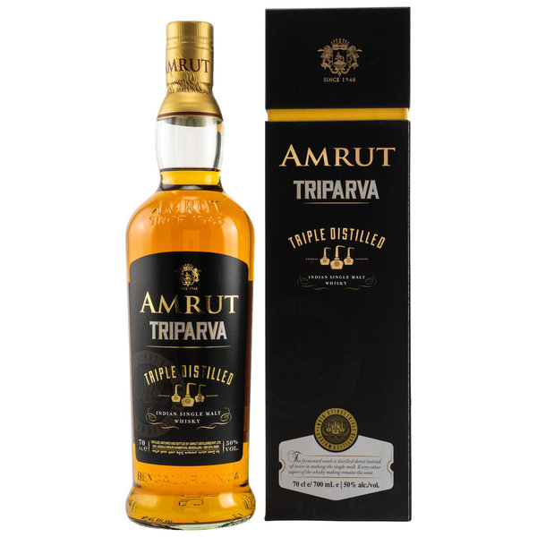 Amrut Triparva – Triple Distilled - Indian Single Malt Whisky