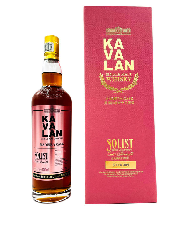 Kavalan 2015/2021 - Solist - Single Madeira Cask - Germany exclusive