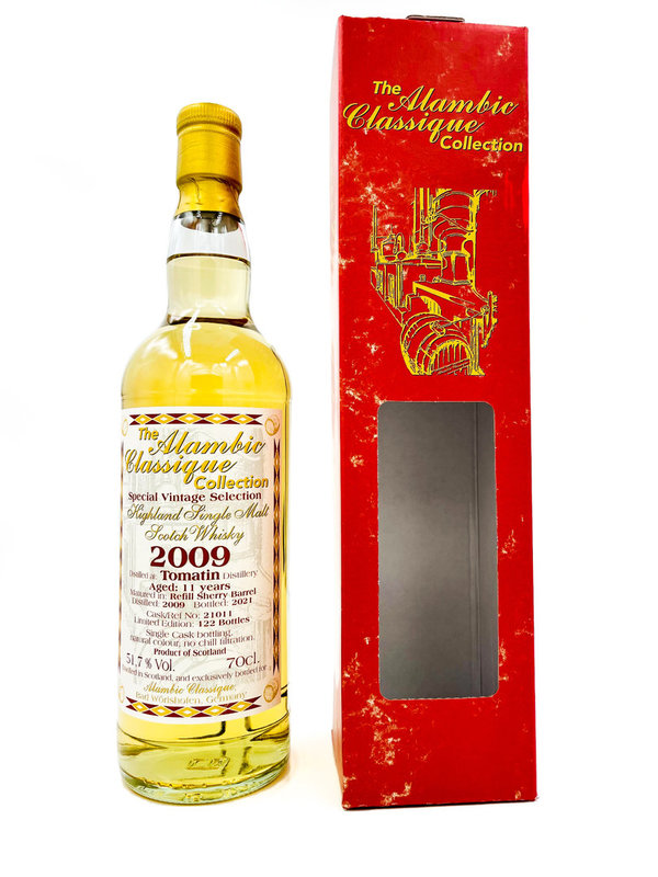 Tomatin 2009/2021 11 Jahre - Refill Sherry Barrel - Alambic Classique (AC)