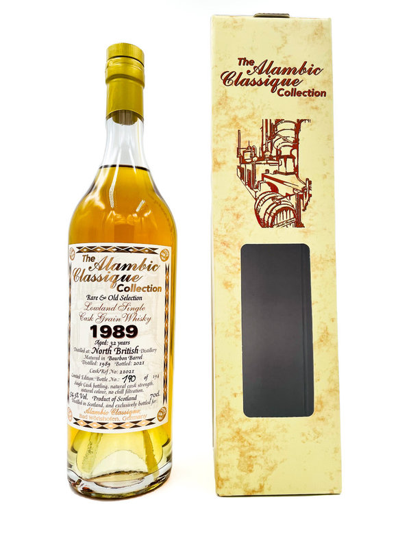 North British 1989/2021 32 Jahre - Bourbon Barrel - Alambic Classique (AC)