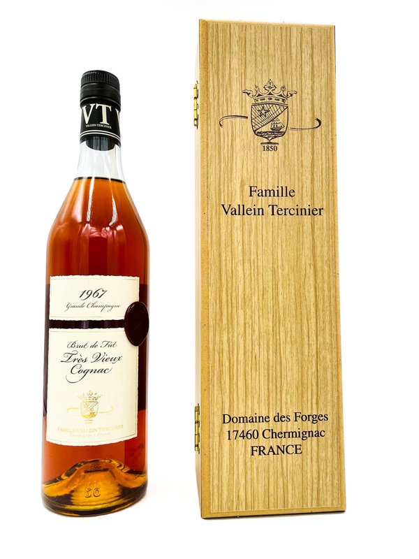 Vallein Tercinier 1967/2018 - Brut de Fut 67 - Tres Vieux Cognac -
