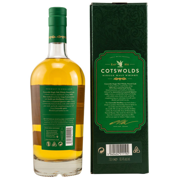 Cotswolds - ex-Peated Quarter cask - Small Batch - English Single Malt Whisky