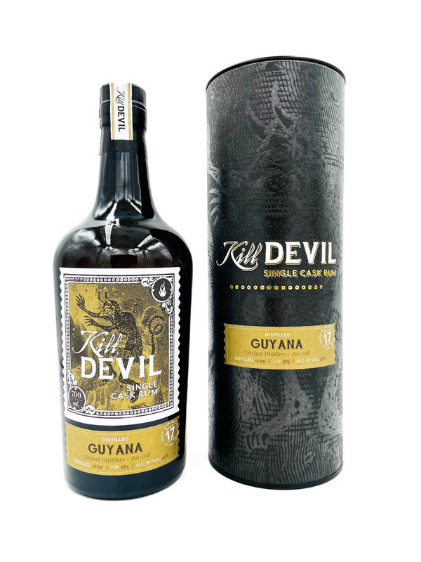 Uitvlugt 1999/2017 - 17 Jahre - Kill Devil - Guyana Rum - Hunter Laing (HL)