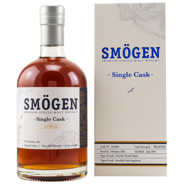 Smögen 2011/2021 - 9 y.o. - Swedish Oak Hogshead - Single Cask 24/2011