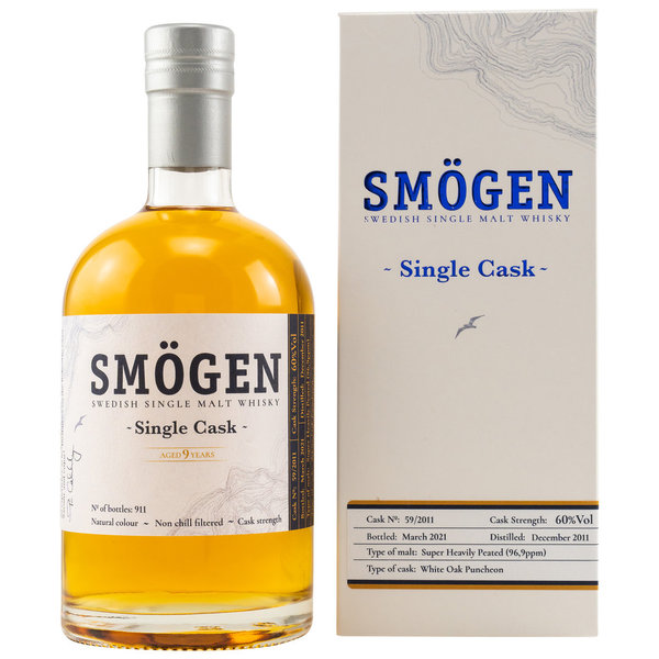 Smögen 2011/2021- 9 y.o. - White Oak Puncheon - Single Cask 59/2011