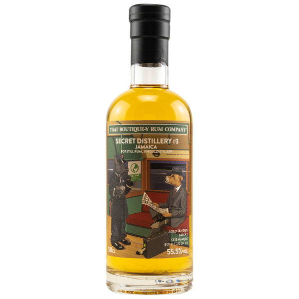 Secret (Monymusk) Jamaica #3 - SFJE - Pot Still Rum 14 y.o. - Batch 2 (That Boutique-y Rum Company)
