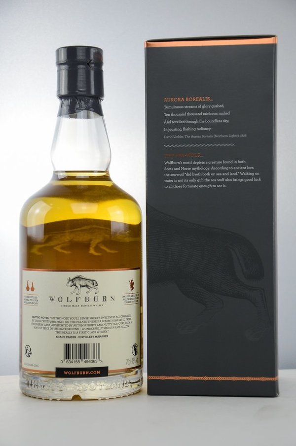Wolfburn Aurora - Sherry Oak - 1st Fill Bourbon & Oloroso Sherry Hogsheads