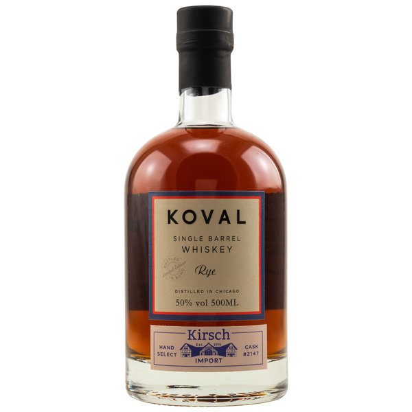 KOVAL - Single Barrel Rye Whiskey - Cask 2147 - Distillery Limited Edition - Kirsch exclusive