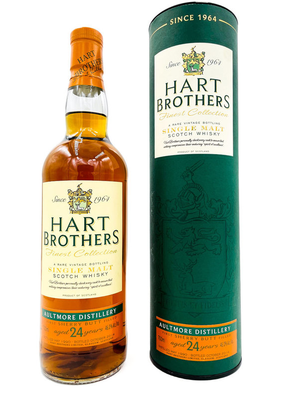 Aultmore 1990/2014 - 24 Jahre - 1st Fill Sherry Butt - Finest Collection - Hart Brothers (HB)