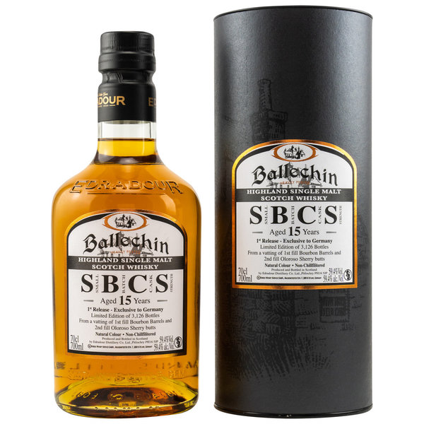 Ballechin 15 y. o. – Small Batch Cask Strength - 1st Release – Exclusive to Germany