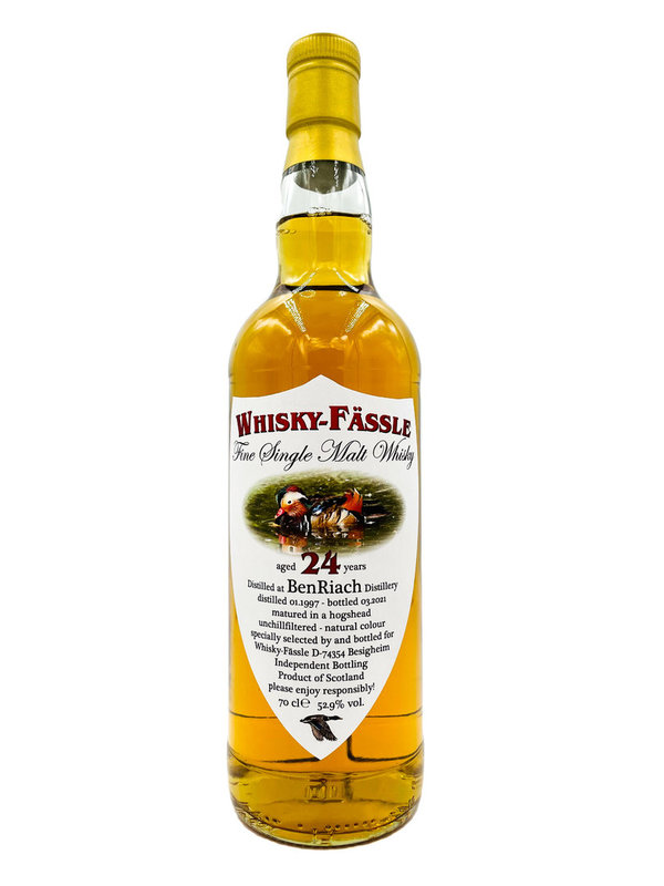 BenRiach 1997/2021 - 24 Jahre - Hogshead - Whisky-Fässle (W-F)
