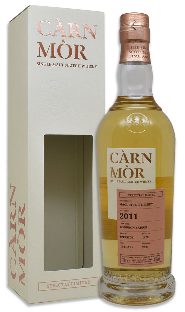 Macduff 2011/2021 - 10 Jahre - Bourbon Barrel - Càrn Mòr (CM) - Strictly Limited Edition