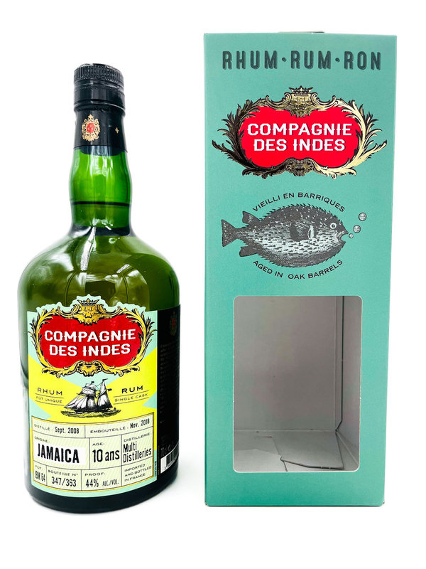 Jamaica Rum (Multi Distilleries) 10 YO - COMPAGNIE DES INDES