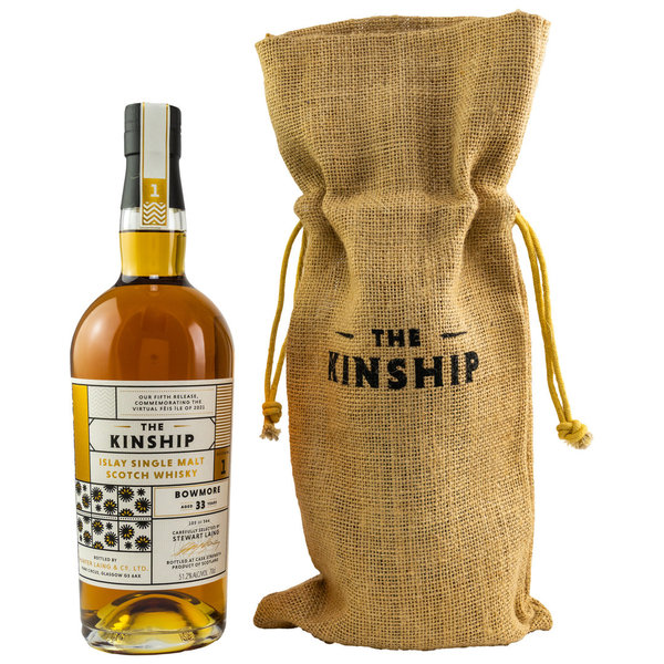Bowmore 33 Jahre - The Kinship Collection 5 - Hunter Laing (HL) - Edition 1 of 6