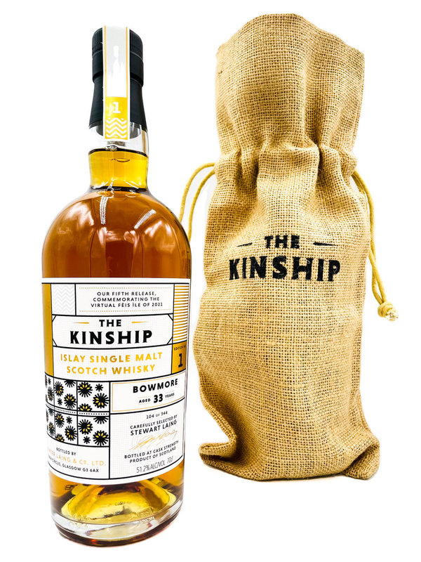 Bowmore 33 Jahre - The Kinship Collection 5 - Hunter Laing (HL) - Edition 5 of 6