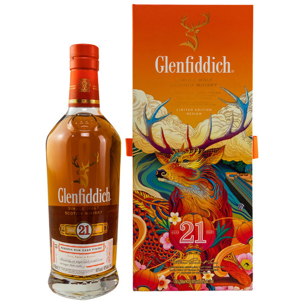 Glenfiddich 21 y.o. Reserva Rum Cask Finish - Chinese New Yeary