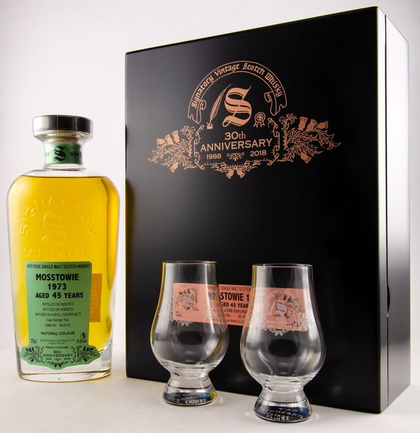 Mosstowie 1973/2018 - Refill Sherry Butt 7622 - 30th Anniversary Signatory Vintage (SV)
