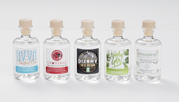 GIN TASTING BOX „The Garden“ - 5 fruity Celtic Gins with a Spicy Heart