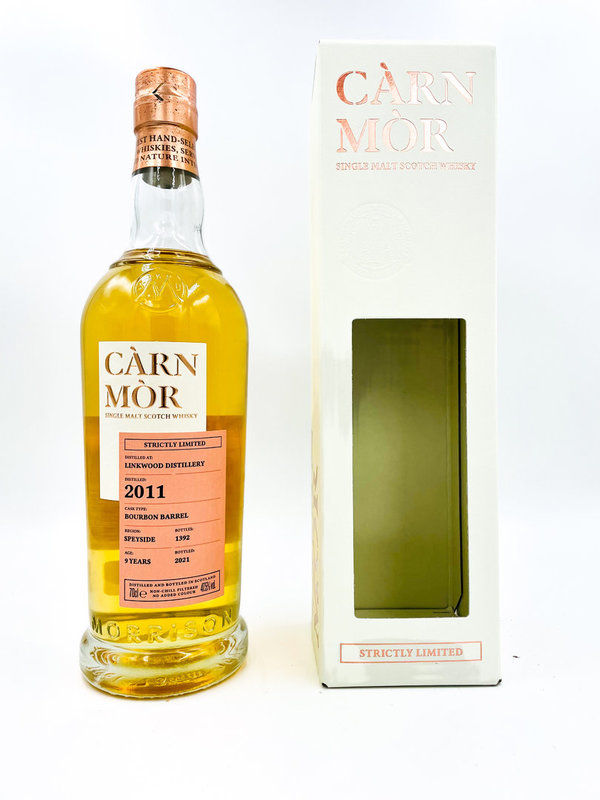 Linkwood 2011/2021 - 9 Jahre - Bourbon Barrels - Càrn Mòr (CM) - Strictly Limited Edition