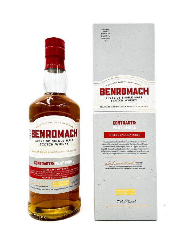 Benromach 2012/2021 - Contrasts: Peat Smoke Sherry Cask Matured