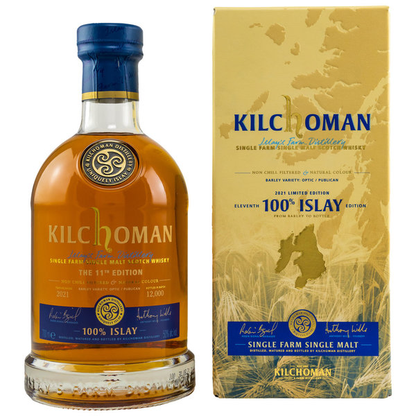 Kilchoman 100% Islay – 11th Edition – Limited Edition - Bourbon & Oloroso Sherry Casks