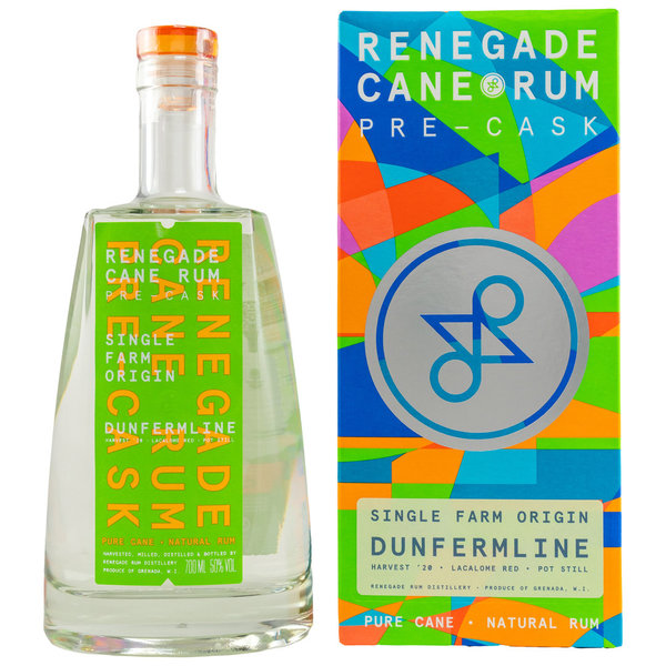 Renegade Cane Rum - Dunfermline Pot Still – Pre-Cask Single Farm Origin - 1st Release