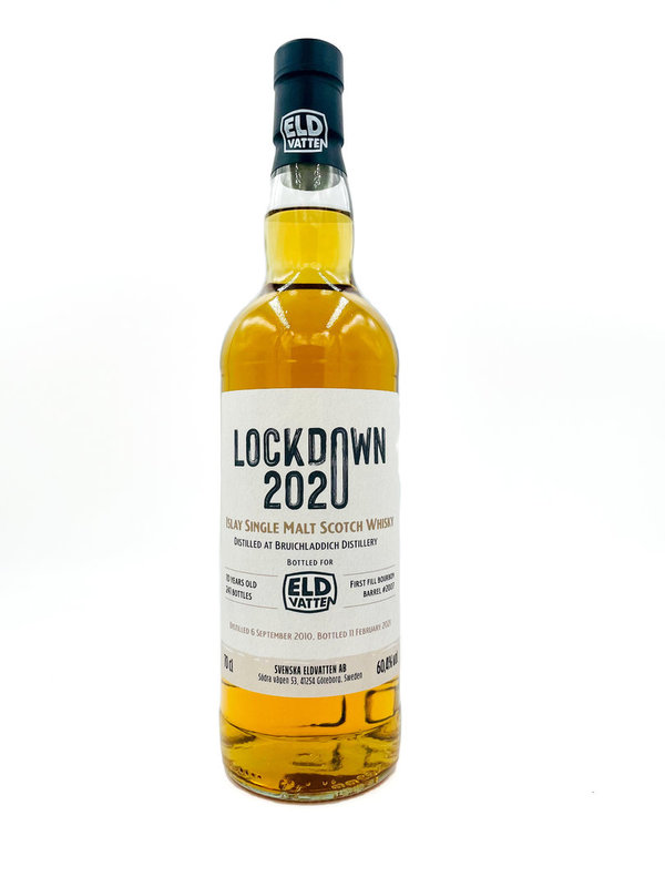 Bruichladdich 2010/2021 - Bourbon Cask - LOCKDOWN - Svenska Eldvatten (SE)