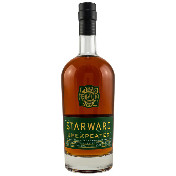 Starward - Unexpeated - Australian Single Malt Whisky - Rotweinfässer, Islay Peated Casks (Finish)