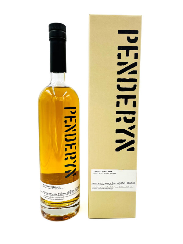 Penderyn 2016/2021 - Ex-Cognac Single Cask C3 - German Selection by Schlumberger