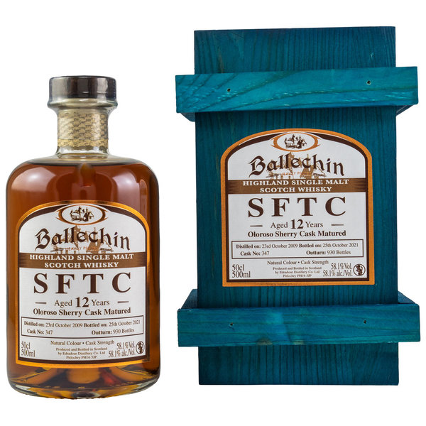 Edradour Ballechin 2009/2021 - 12 y.o. - Straight from the Cask Oloroso Sherry Cask 347