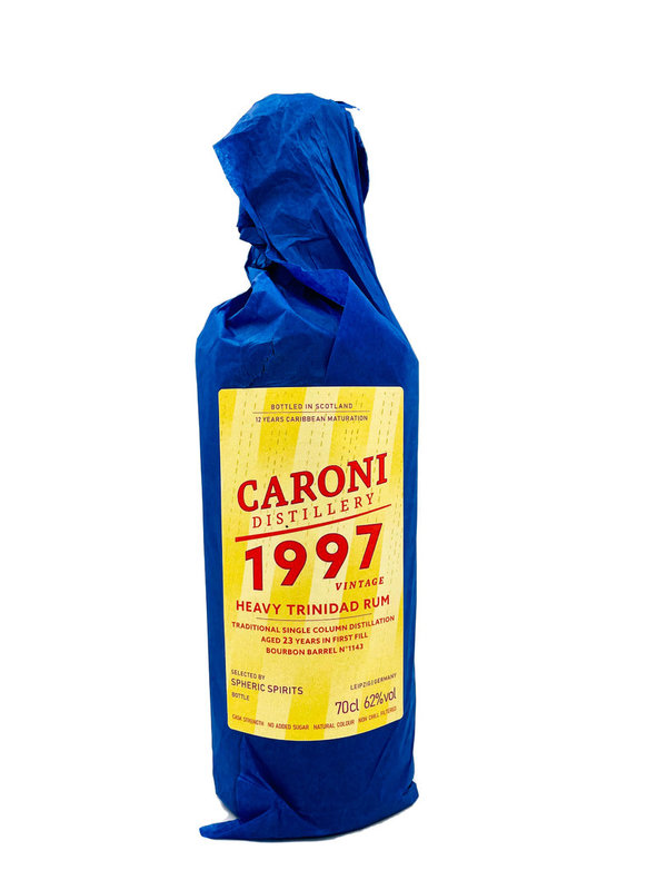 Caroni 1997/2021 - 23 Jahre - First Fill Bourbon Barrel - Spheric Spirits (SpSp)