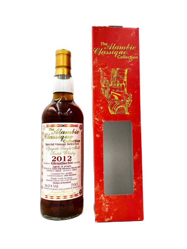 Glenallachie 2012/2021 9 Jahre - First Fill Oloroso Sherry Butt - Alambic Classique (AC)