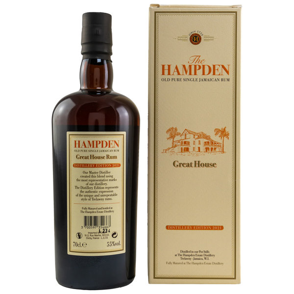 Hampden Great House Distillery Edition 2021 - Habitation Velier -