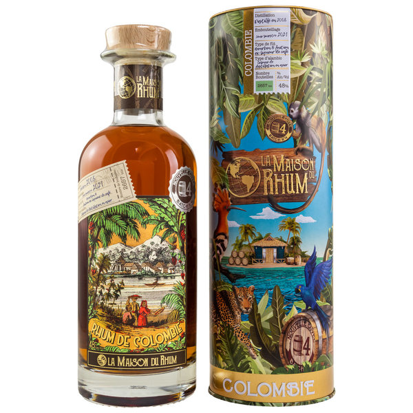 Hacienda Coloma 2008/2021 - Kolumbien Rum - ex-Bourbon + coffee liqueur finish - LMDR Batch No. 4