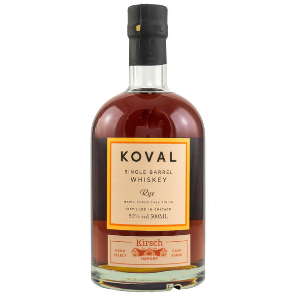 KOVAL - Single Barrel Rye Whiskey - Cask 5690 - Maple Syrup Cask Finish