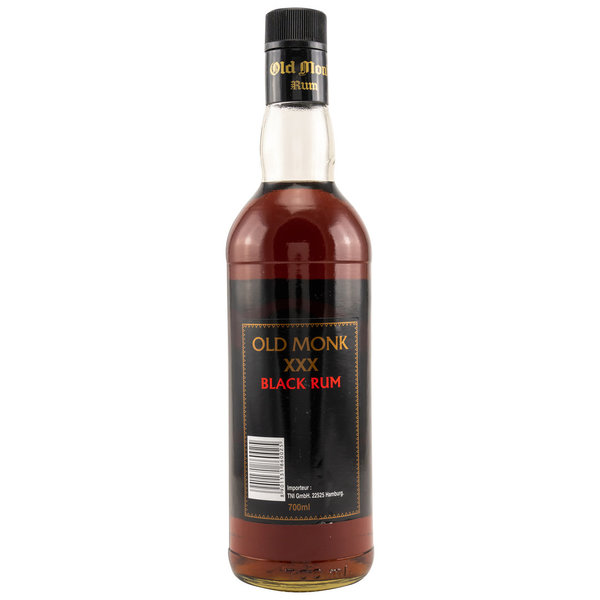 Old Monk XXX Black Rum - 4 Jahre (Solera) - Very Old Vatted Indian Rum