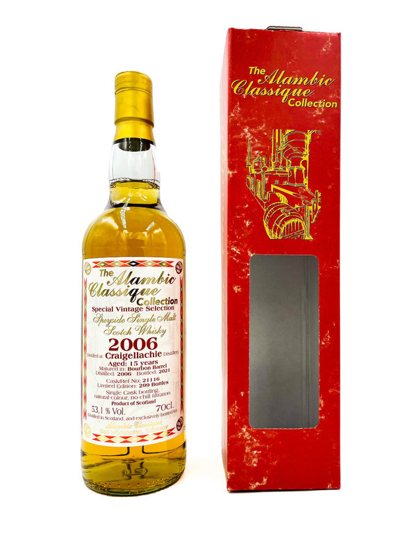 Craigellachie 2006/2021 15 Jahre - Bourbon Barrel 21116 - Alambic Classique (AC)